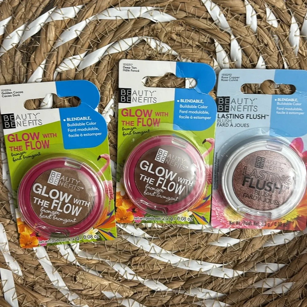 Beauty Benefits Blush and Bronzer Trio Set
